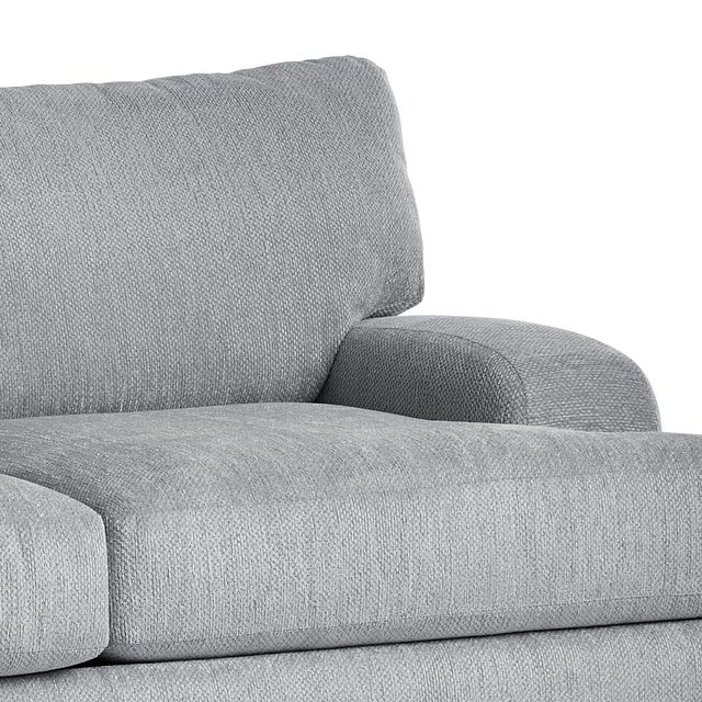 Alpha Light Gray Fabric Sofa